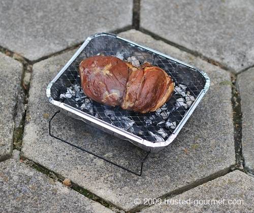 bbq1 The marinated lamb
